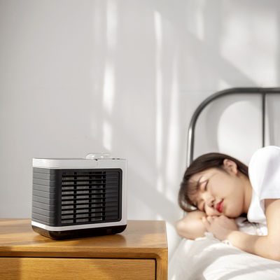 فن خنک کننده هوای یون های منفی: تهویه مطبوع قابل حمل، 3 سرعت و نور گرم