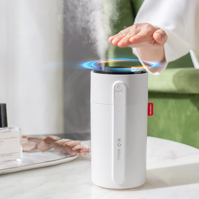 2000mah 800ml رطوبت ساز قابل شارژ قابل حمل LED حسگر نور مینی یو اس بی