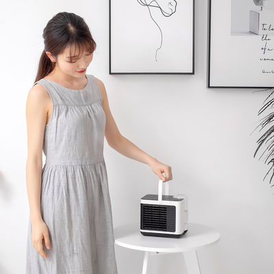 فن خنک کننده هوای یون های منفی: تهویه مطبوع قابل حمل، 3 سرعت و نور گرم