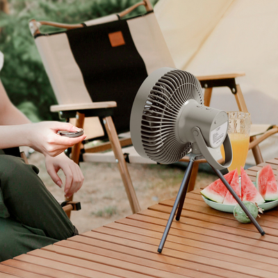 فن میز مسافرتی سه پایه 10000 میلی آمپر ساعتی BBQ Air Blower