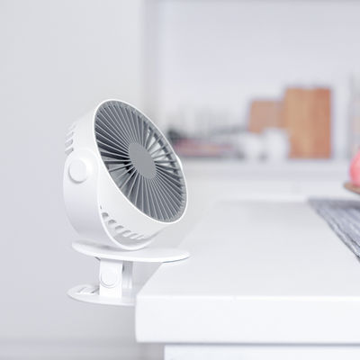 باتری 2000 میلی آمپر ساعتی فن USB قابل حمل BLDC 360 درجه فن کلیپ میز